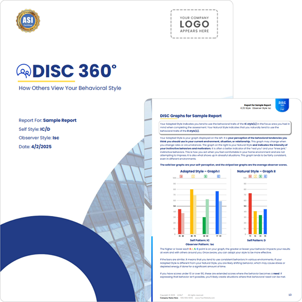 image of disc report options