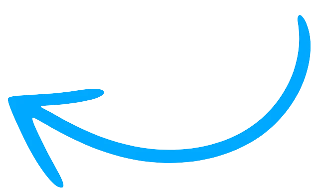 image of a blue arrow