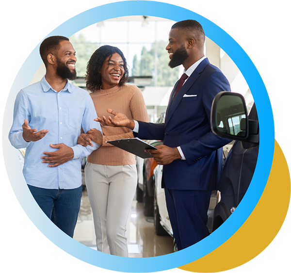 image of people talking