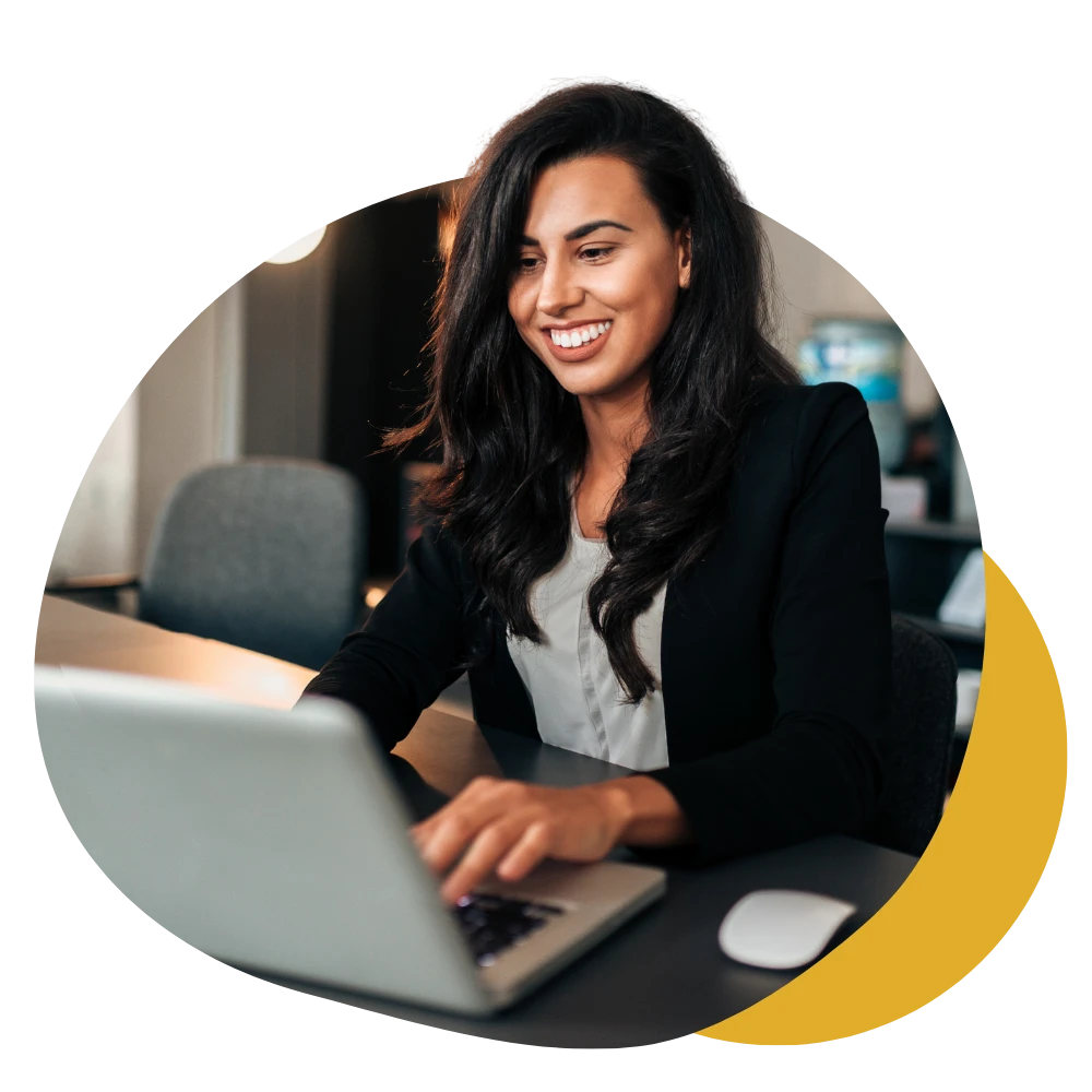 image of woman smiling